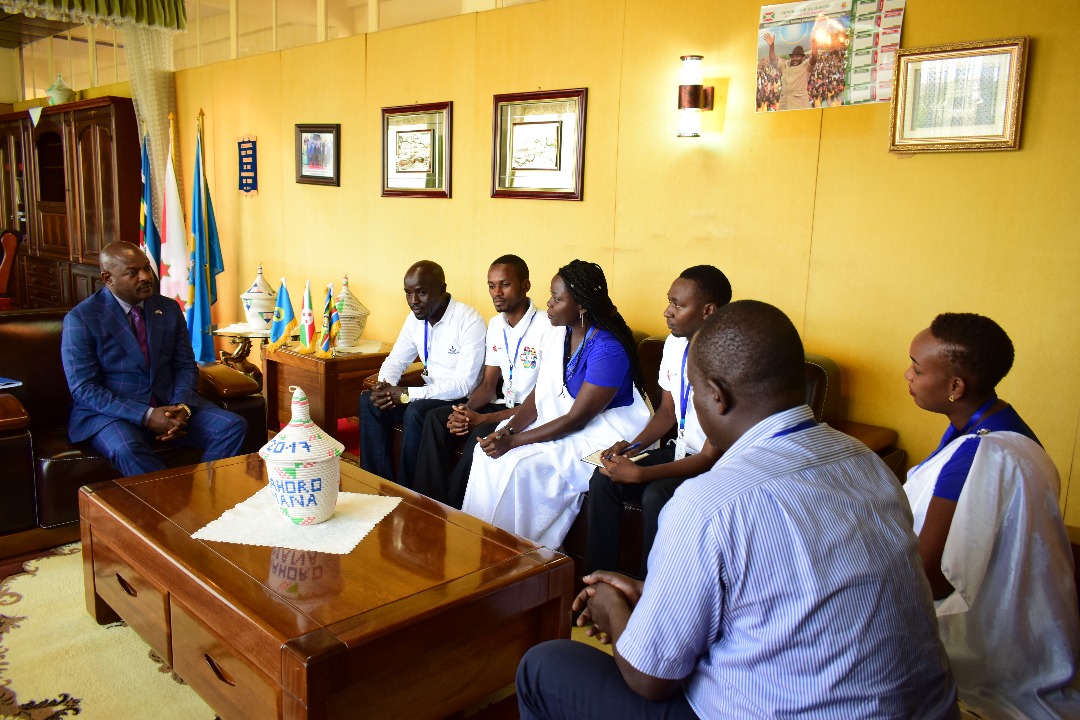 Le Président Nkurunziza a accordé une audience à la délégation du Groupe Afrika Mashariki Fest.