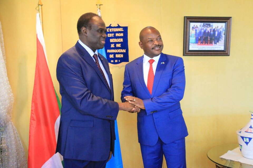 Michel Kafando a été reçu en audience par le Président Pierre Nkurunziza