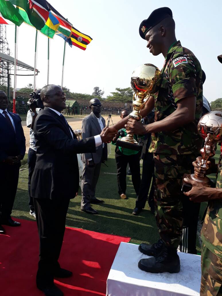 Le Premier Vice-Président de la République clôture de la 11ème session des jeux militaires de l’EAC