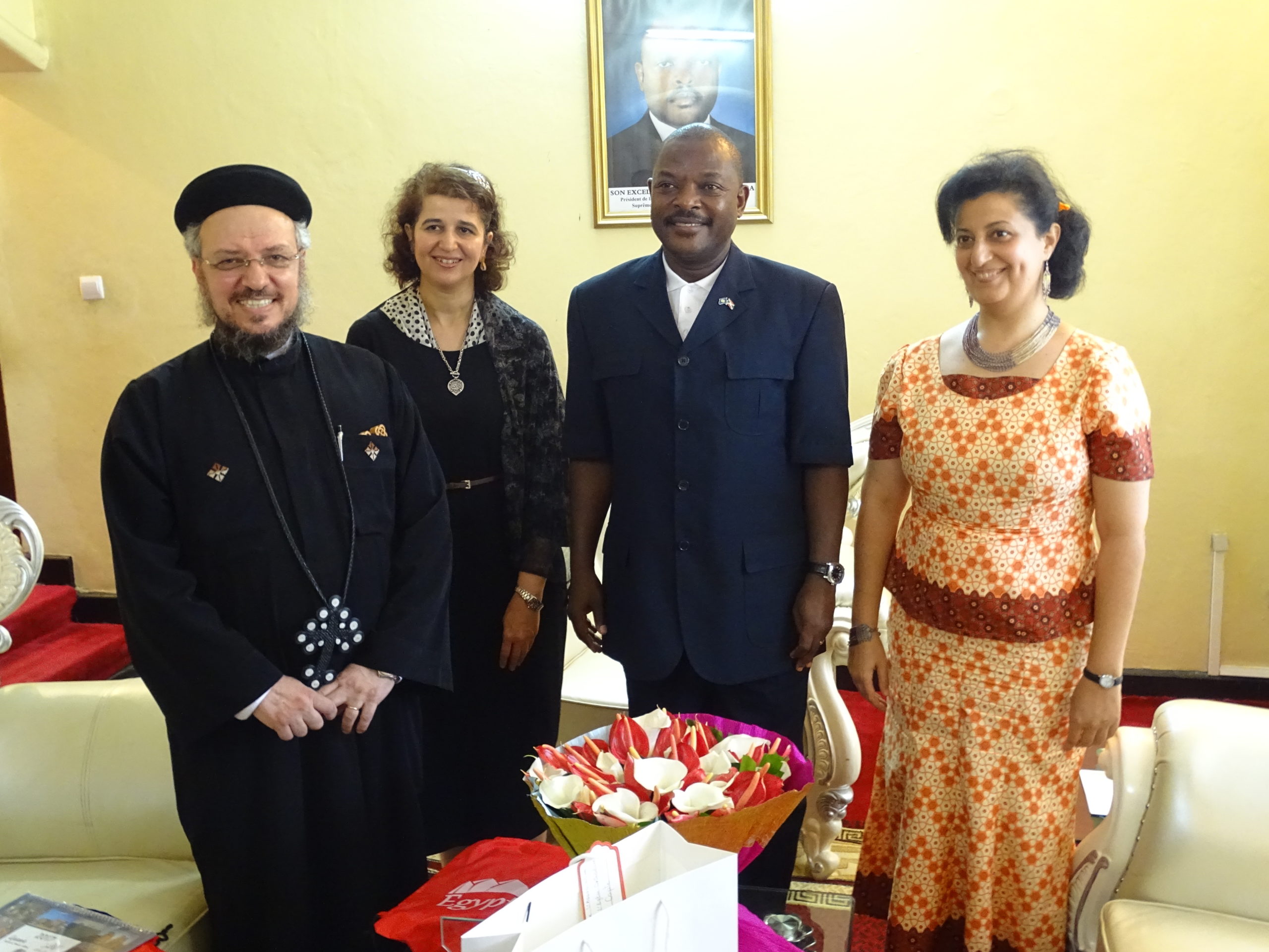 Son Excellence Pierre Nkurunziza reçoit en audience un représentant de l’Eglise orthodoxe copte