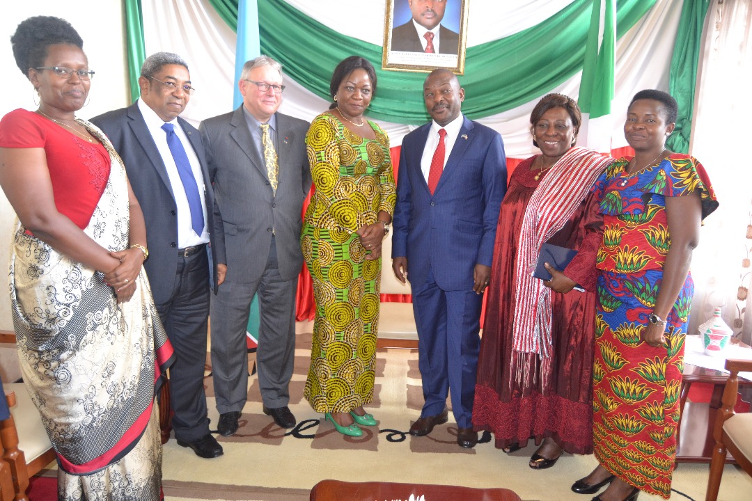 Son Excellence Pierre Nkurunziza reçoit en audience des parlementaires de la Francophonie