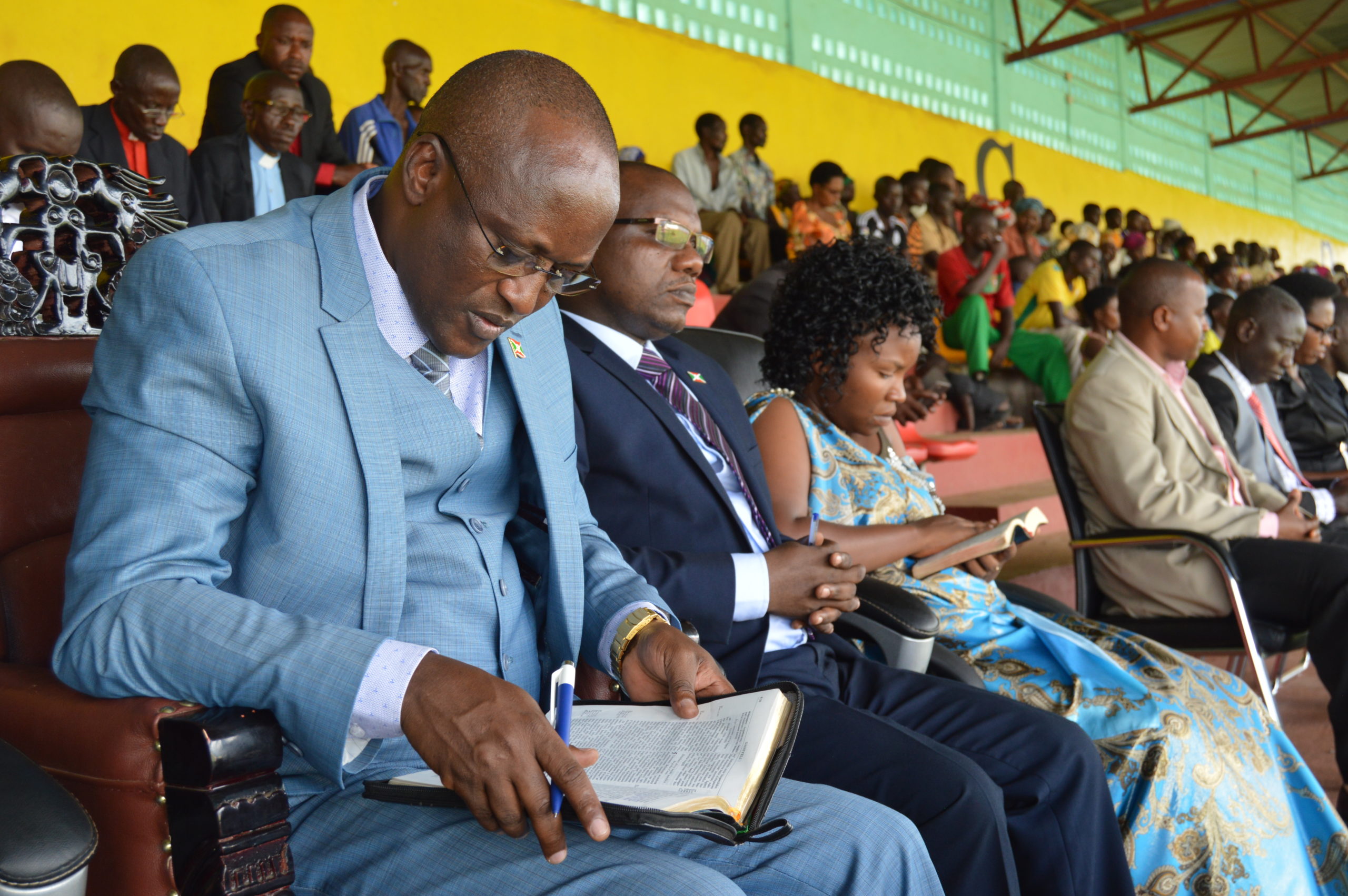 Son Excellence le Premier Vice-Président a réhaussé de sa présence dans la croisade organisée par les 17 Eglises de la province Cibitoke