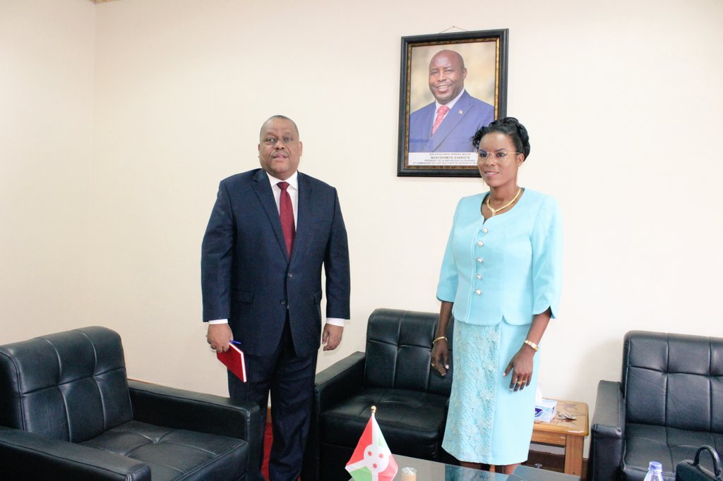La Première Dame du Burundi reçoit en audience le Coordinateur Résident du Système des Nations Unies au Burundi