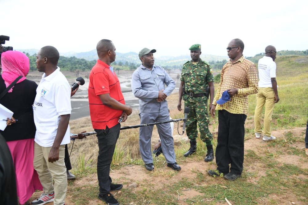 Le Chef de l’Etat visite le barrage d’irrigation de Kajeke à Bubanza