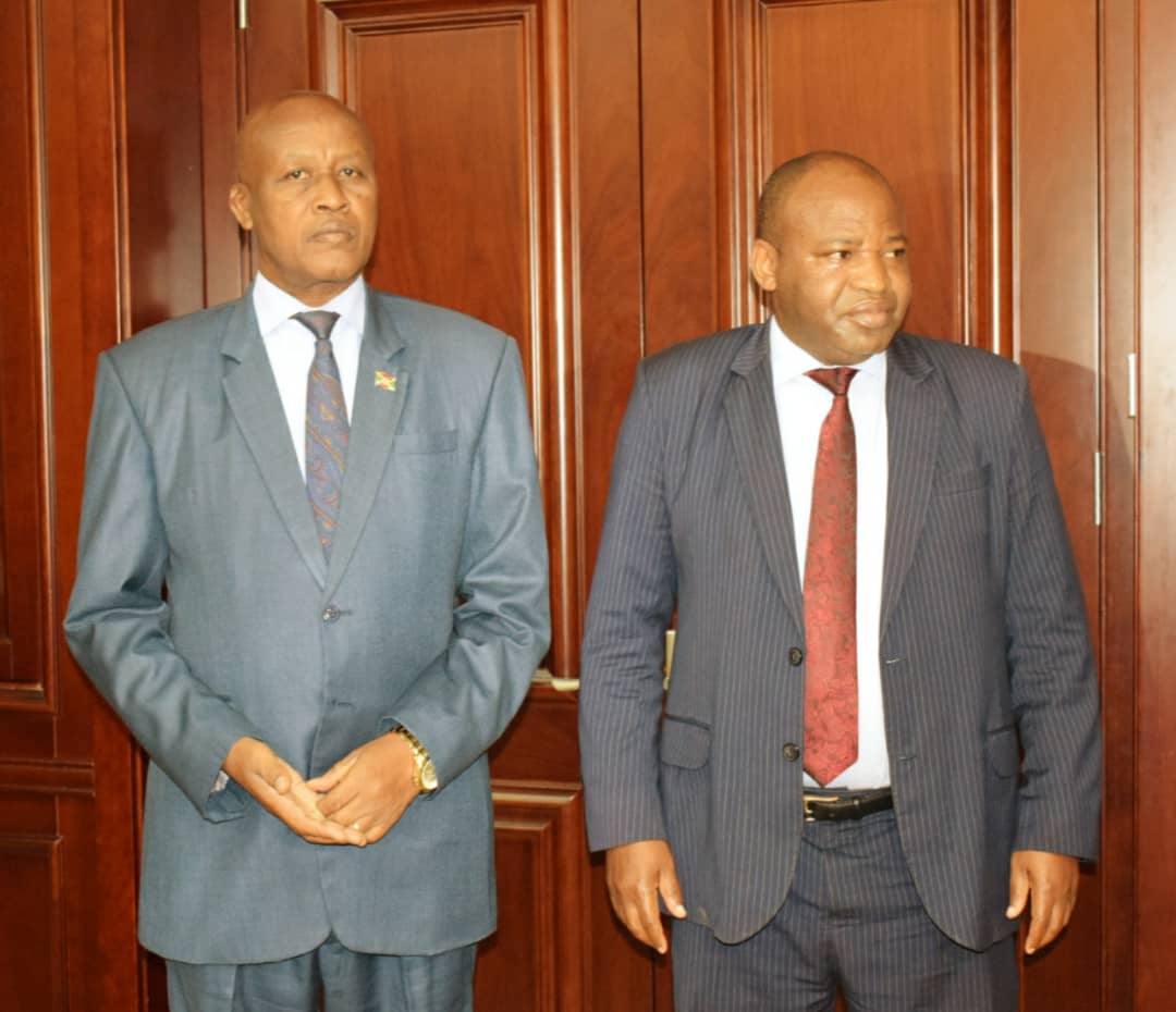 Le Vice-Président Bazombanza reçoit l’Ambassadeur du Kenya