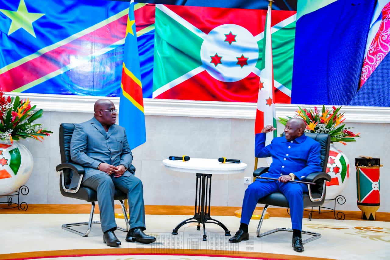 Le Président Tshisekedi effectue une visite officielle au Burundi