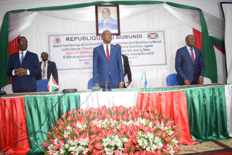 Le Vice-Président Bazombanza rehausse les états généraux de l’éducation