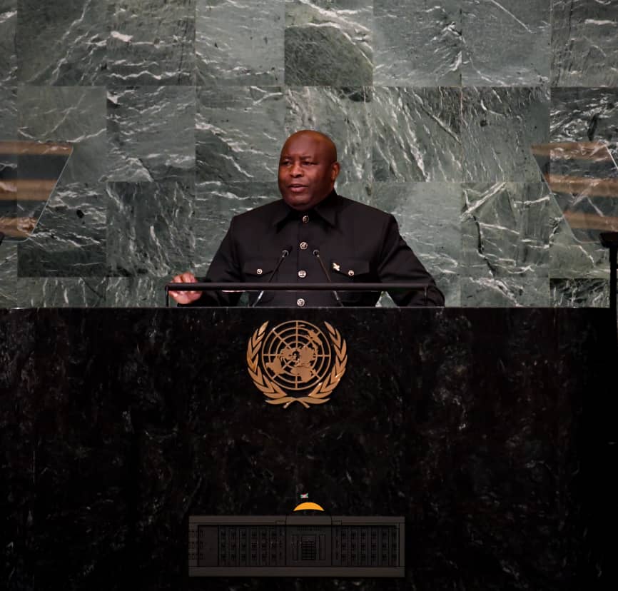 Discours de SE Evariste Ndayishimiye lors de la 77ème Session Ordinaire de l’Assemblée Générale des Nations