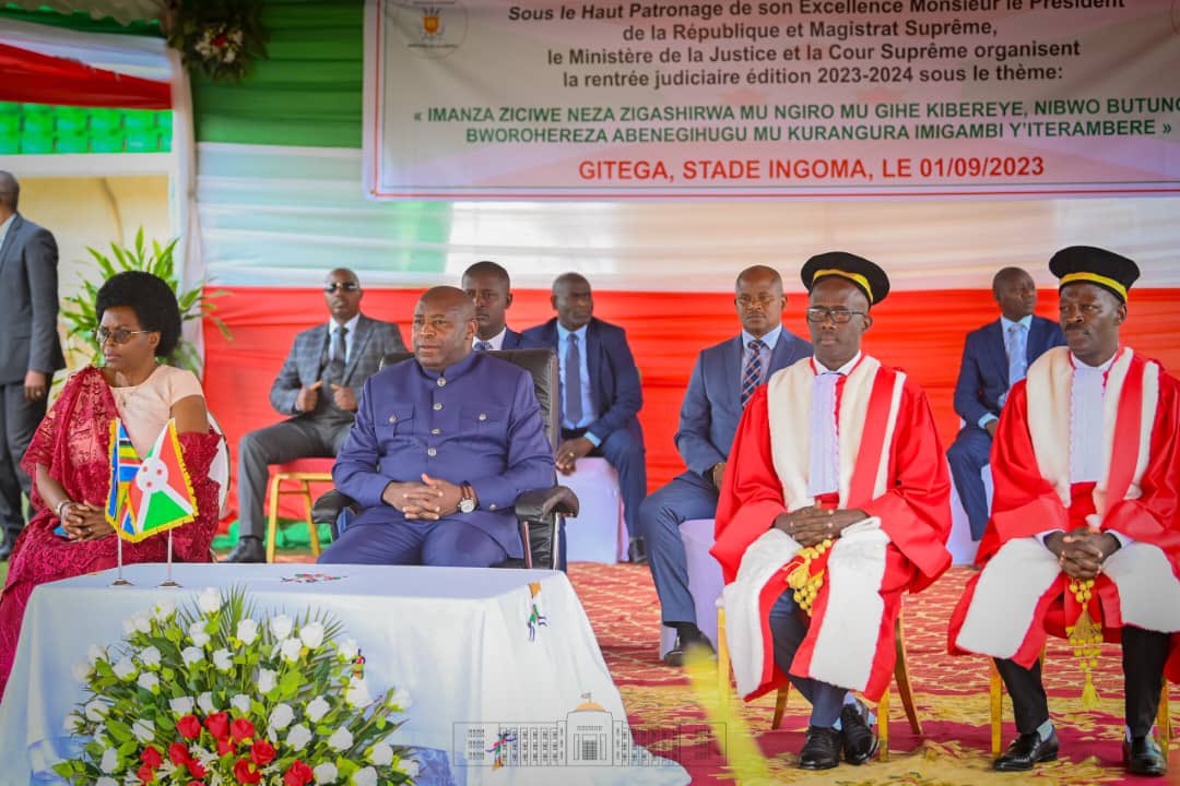 Le Président de la République rehausse la Rentrée Judiciaire à Gitega